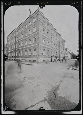 Tartu, elamukvartal 12K. Fassaadide stereofotogramm-meetriline mõõdistamine.  duplicate photo