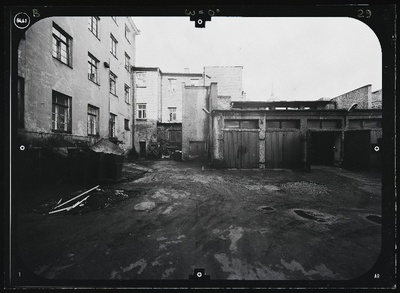 Tartu, elamukvartal 12K. Fassaadide stereofotogramm-meetriline mõõdistamine.  duplicate photo