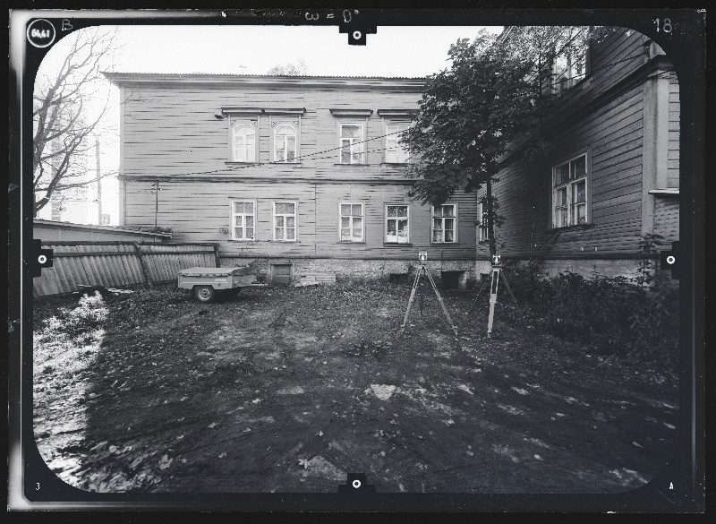 Tallinn, Kvartal 57 B. Fassaadide stereofotogramm-meetriline mõõdistamine.