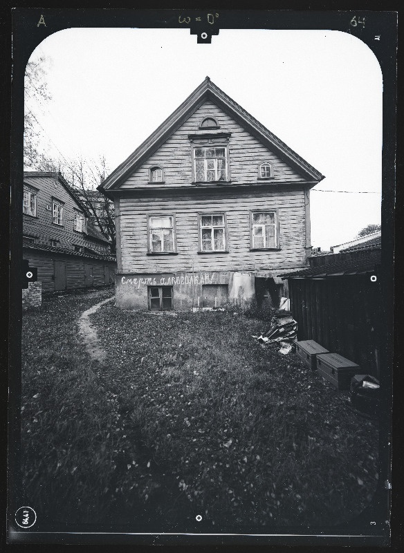 Tallinn, Kvartal 57 B. Fassaadide stereofotogramm-meetriline mõõdistamine.