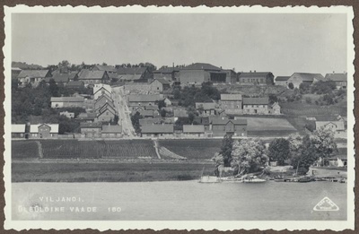 foto albumis, Viljandi, järv, Kõrgemäe tn piirkond, u 1915, foto J. Riet  duplicate photo