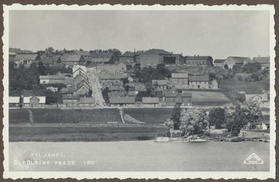 foto albumis, Viljandi, järv, Kõrgemäe tn piirkond, u 1915, foto J. Riet  duplicate photo