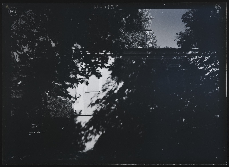 Tallinn, A. Weizenbergi tn 37. Kadrioru loss. Stereofotogramm-meetriline mõõdistamine.