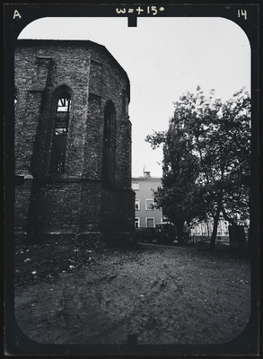 Tartu, Jaani tn 5. Tartu Jaani kirik. Stereofotogramm-meetriline mõõdistamine.  duplicate photo