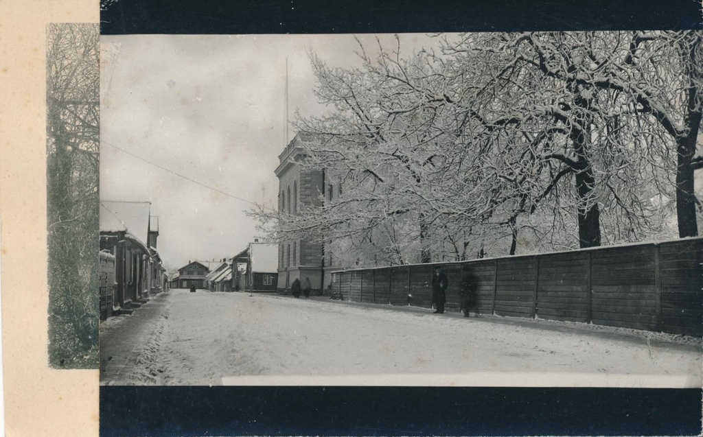 foto, Viljandi, Posti tn u 1905, peegelpildis