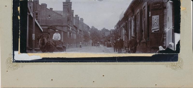 foto, Viljandi, Lossi tn u 1900, peegelpildis
