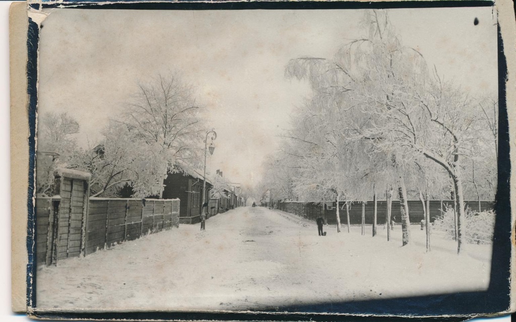 foto, Viljandi, Jakobsoni tn u 1905, peegelpildis