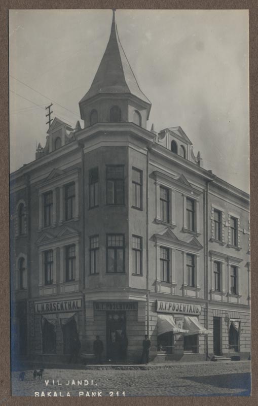 foto albumis, Viljandi, Lossi tn 26, E. Pohli maja, u 1910, foto J. Riet
