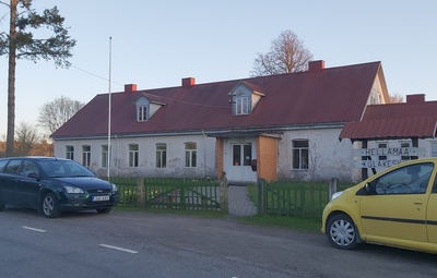 Hellamaa 8-kl School buildings in Saaremaa rephoto