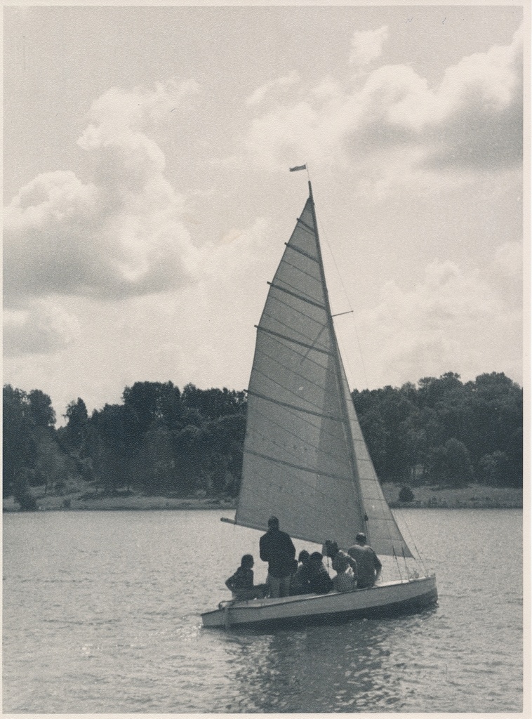 foto, Viljandi, järv, purjekas, u 1970, foto L. Vellema