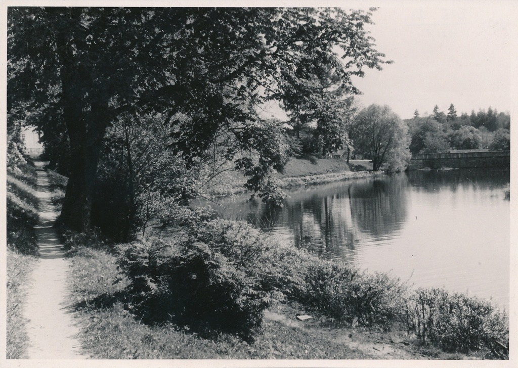 foto, Viljandi, Valuoja tiik, u 1960, foto A. Kiisla