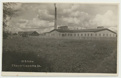 foto, Viljandimaa, Võhma, vana eksporttapamaja, u 1925, foto A. Must  duplicate photo