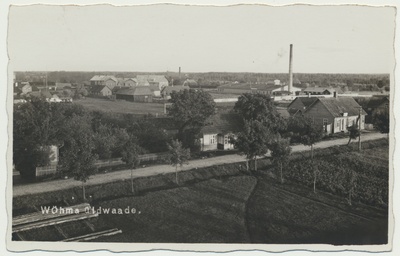 foto, Viljandimaa, Võhma, üldvaade, u 1925  duplicate photo