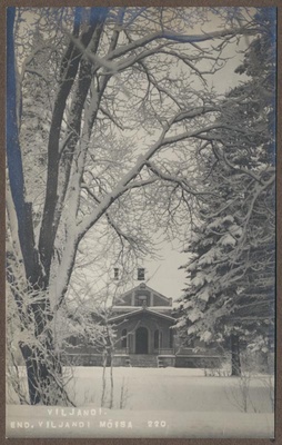 foto albumis, Viljandi mõis, peahoone (nn Uus loss), u 1925 foto J.Riet  duplicate photo