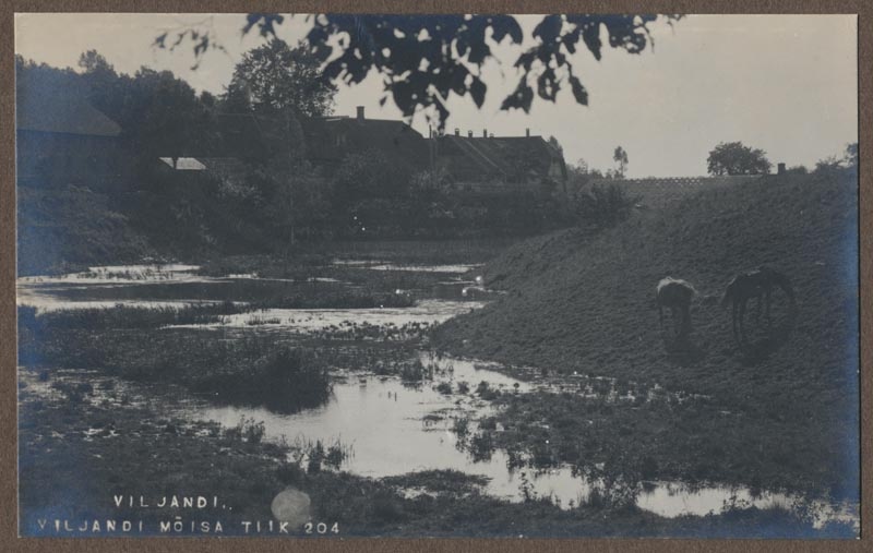foto albumis, Viljandi, Valuoja, u 1910, foto J. Riet