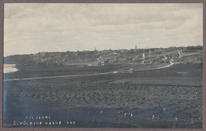 foto albumis, Viljandi, linn Tartu teelt, u 1905, foto J. Riet