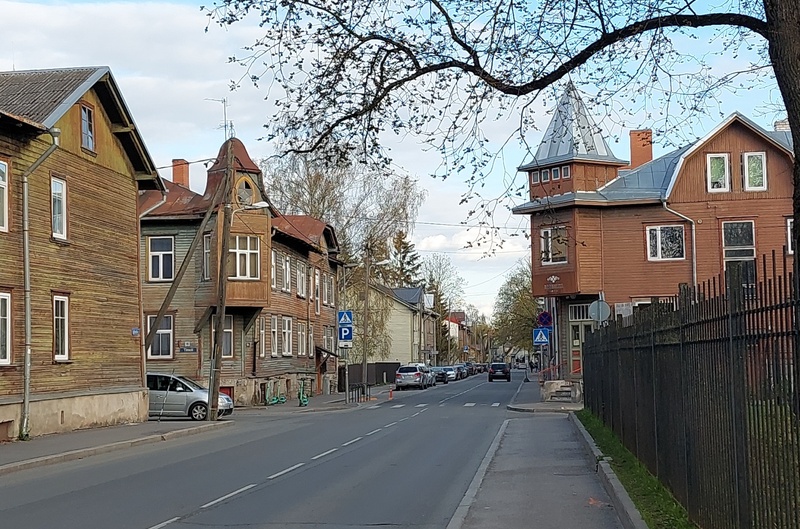 The corner of the crossroads and Timuti Street rephoto