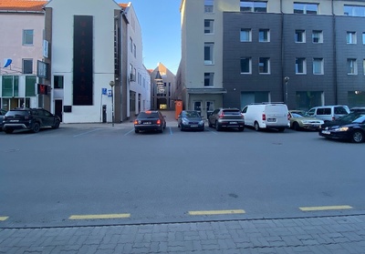 Postimaja ehitus Küüni tänaval. rephoto