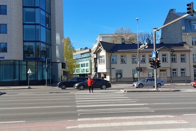 Liivalaia ja Tatari tn ristmik Tallinnas, tänavavaade rephoto