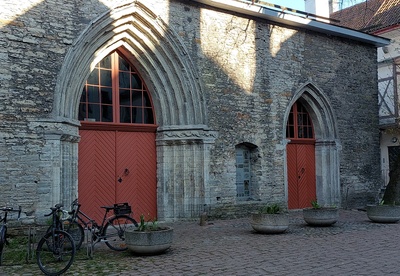 Joachim Chr. Kochi hoov. Vene tänav, Kloostri hoonetes. (Das Ehemalige Dominikaner-Kloster an der Russ-Strasse) rephoto