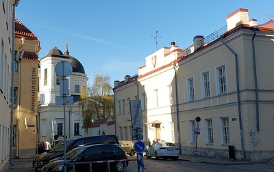 Tallinn Pedagogiumi building Russian Street 22 rephoto