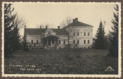 foto albumis, Viljandi mõis, peahoone (nn Uus loss), u 1910, foto J. Riet  duplicate photo