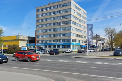Vaade tehase "Ilmarine" laboratooriumihoonele. rephoto