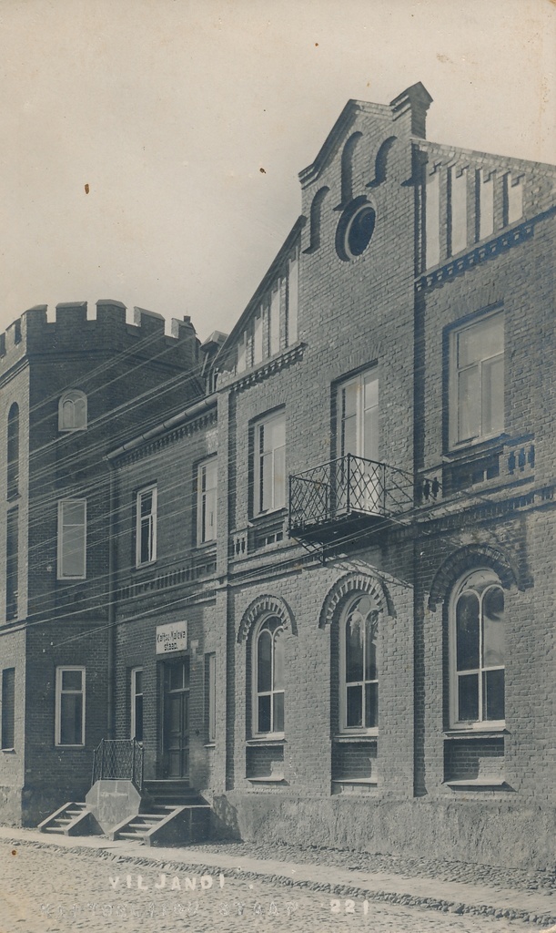 foto, Viljandi, Kaitseliidu staap Jakobsoni tn 16, u 1930, foto J. Riet