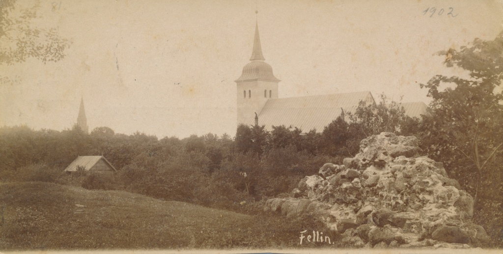 foto, Viljandi, Jaani kirik, u 1902