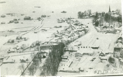 Aerofoto Jõhvist 1932.aastal.  duplicate photo