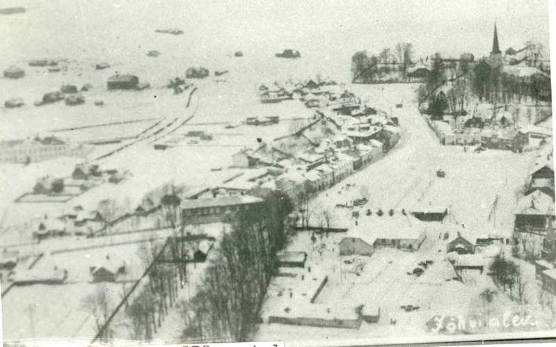 Aerofoto Jõhvist 1932.aastal.