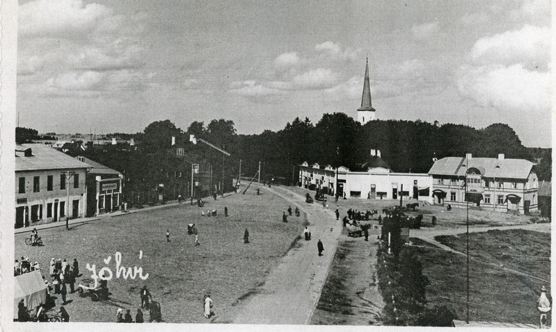 Jõhvi keskus 1930.a. lõpul.