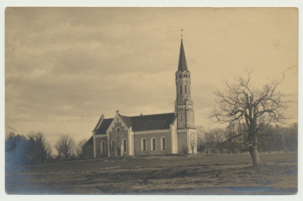foto, Halliste khk, Halliste kirik, u 1920