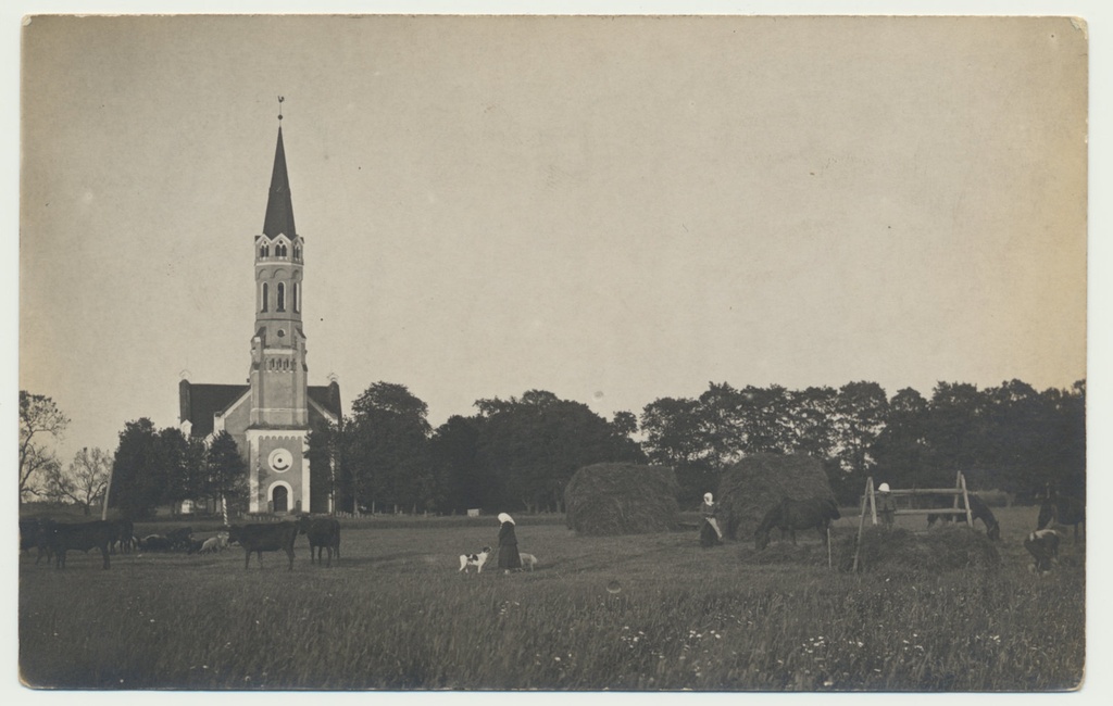foto, Halliste khk, Halliste kirik, loomakari, u 1930