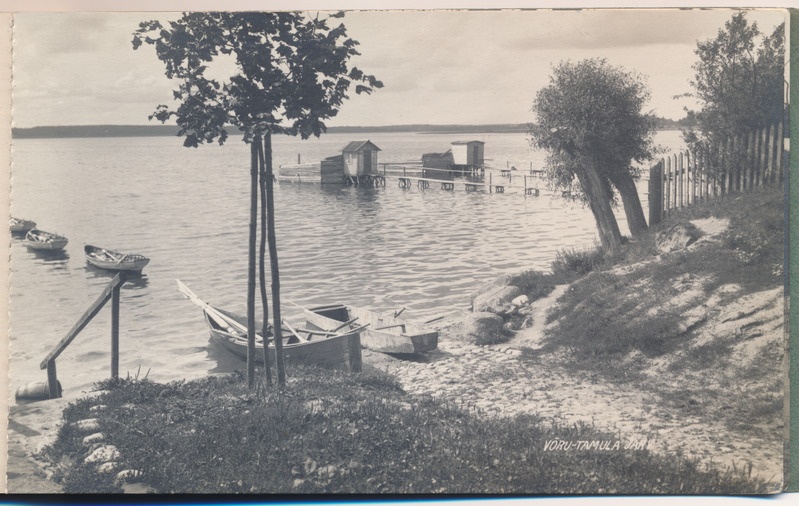 foto albumis Võru, Tamula järv u 1920 foto Parikas