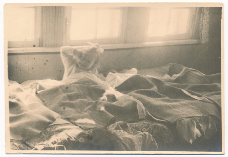foto, Viljandi I Lastesõim, Oru tn 21, lõunauinak (magamine) u 1965