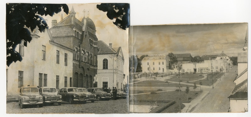 Foto, must-valge, Töörahva Hääl. Pildid Pärnu vanalinnast