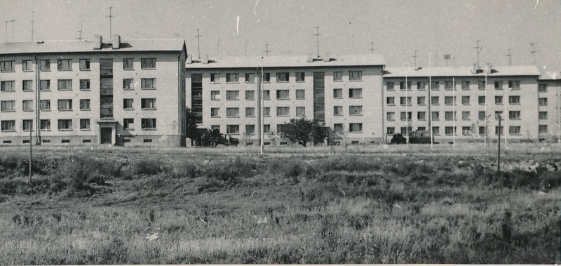 foto, Viljandi, Paalalinn, uued korterelamud (hrutšovkad) u 1965