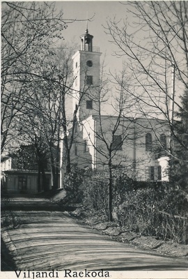 foto, Viljandi uus raekoda Trepimäelt u 1935  duplicate photo