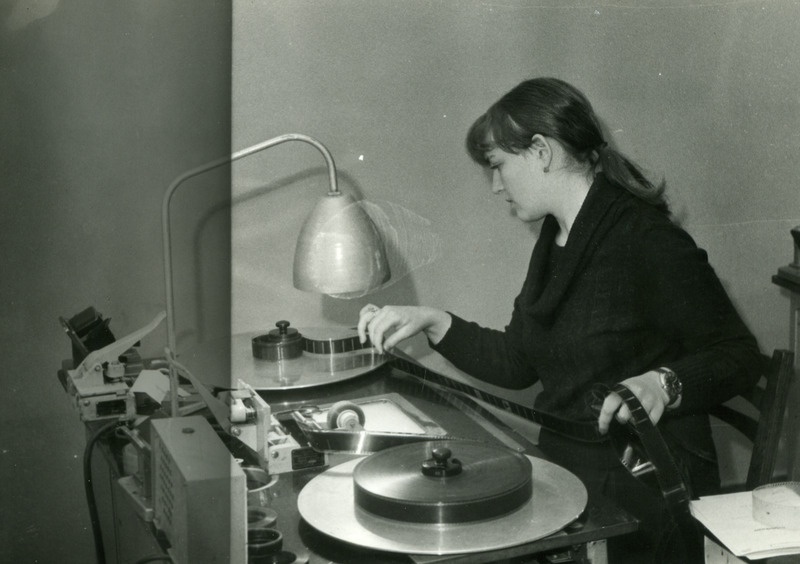 Tartu filmibaas, tööruum. 1977-1980