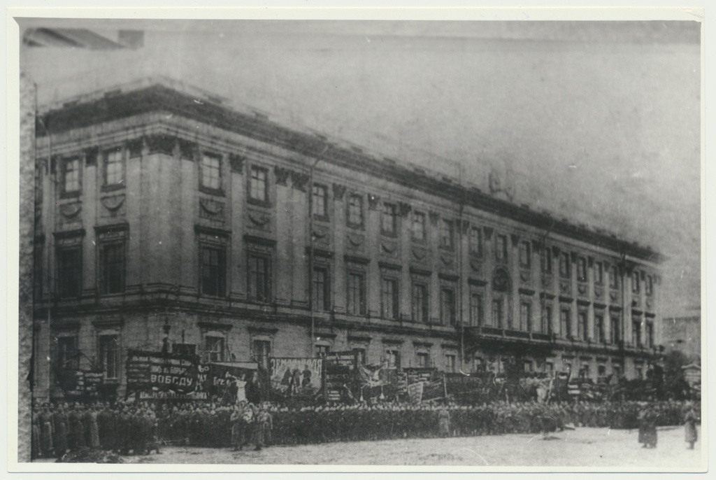 fotokoopia, Petrograd, eestlaste manifestatsioon, 26.03.1917