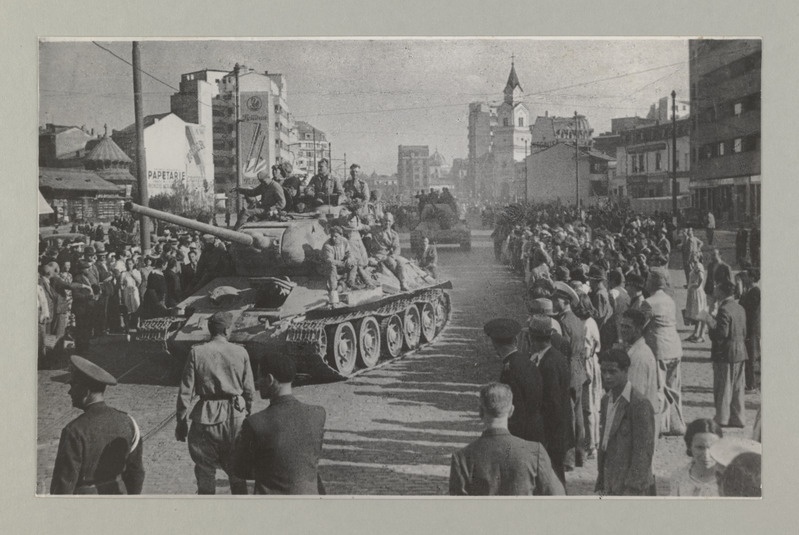 Nõukogude vägede saabumine Rumeenia pealinna Bukaresti 1944.a.