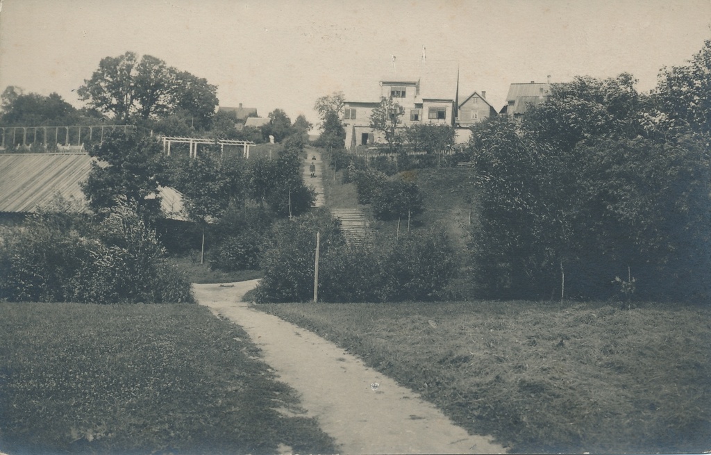 foto Viljandi, Trepimägi (vaade alt üles) u 1910