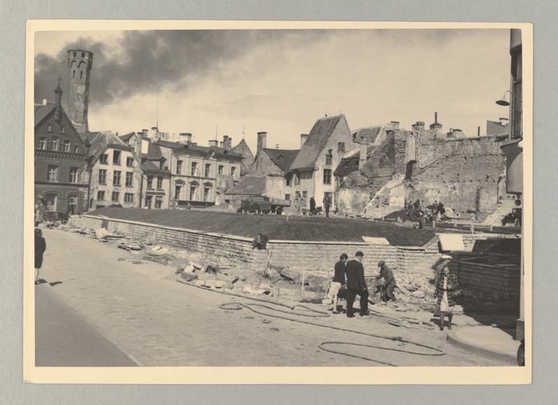 Tallinn, Harju - Vana Posti tn. nurk juuli 1948.a.