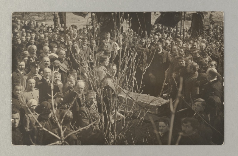 Juhan Jolleri matused Rahumäel 07.05.1917.a.