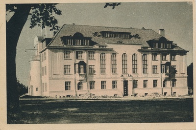 trükipostkaart Eesti Panga Viljandi Osakonna hoone  duplicate photo