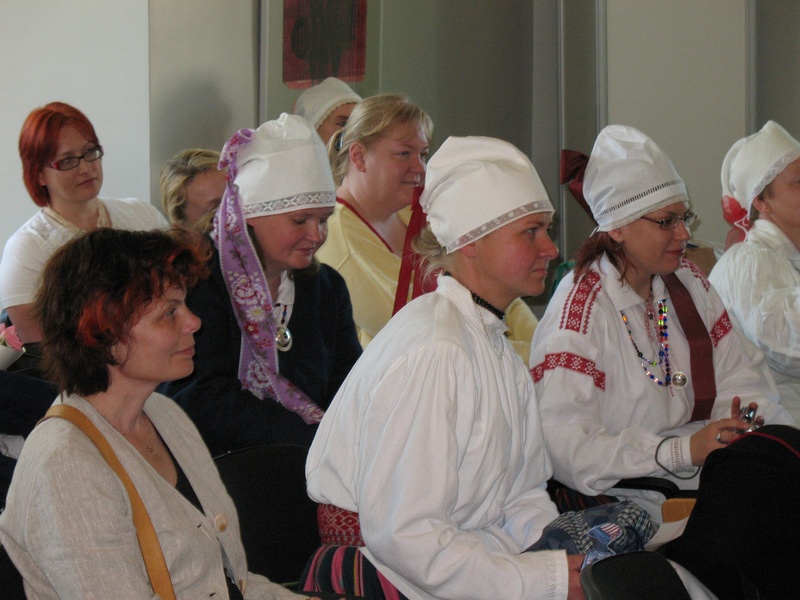 Rahvarõivapäevast osavõtjad.