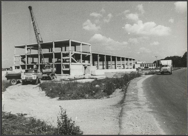 foto, Viljandi, Piiri tn, Viljandi EPT LEMK- i hoone ehitus, 1976, foto E. Veliste