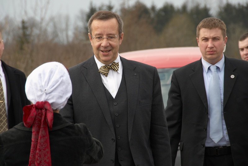 President Toomas-Hendrik Ilves ja Krista Aru