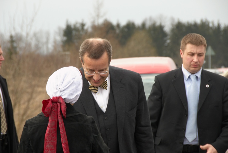 President Toomas-Hendrik Ilves ja Krista Aru